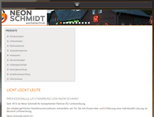 Tablet Screenshot of neonschmidt.de